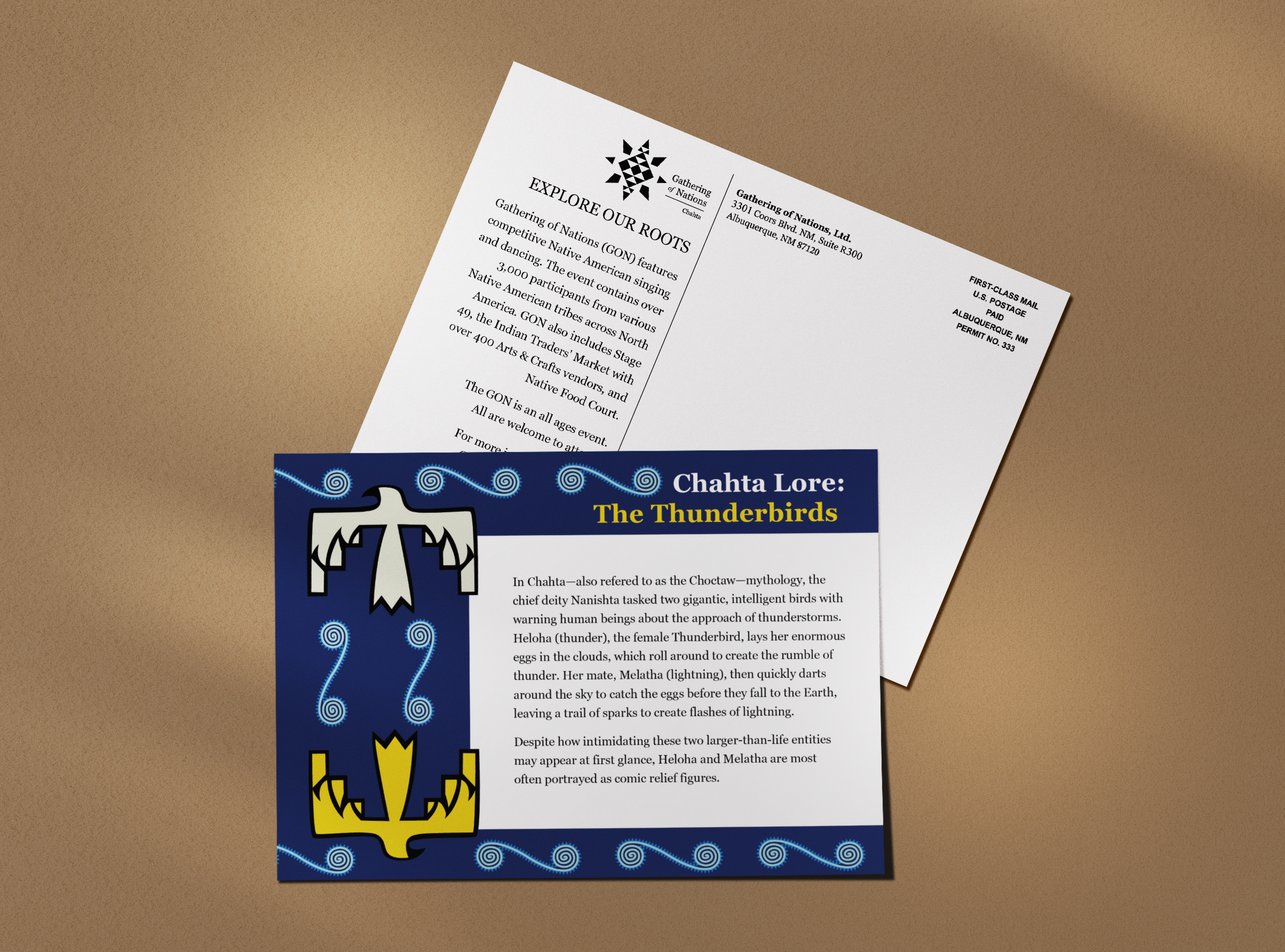 Chahta Postcard Mockup