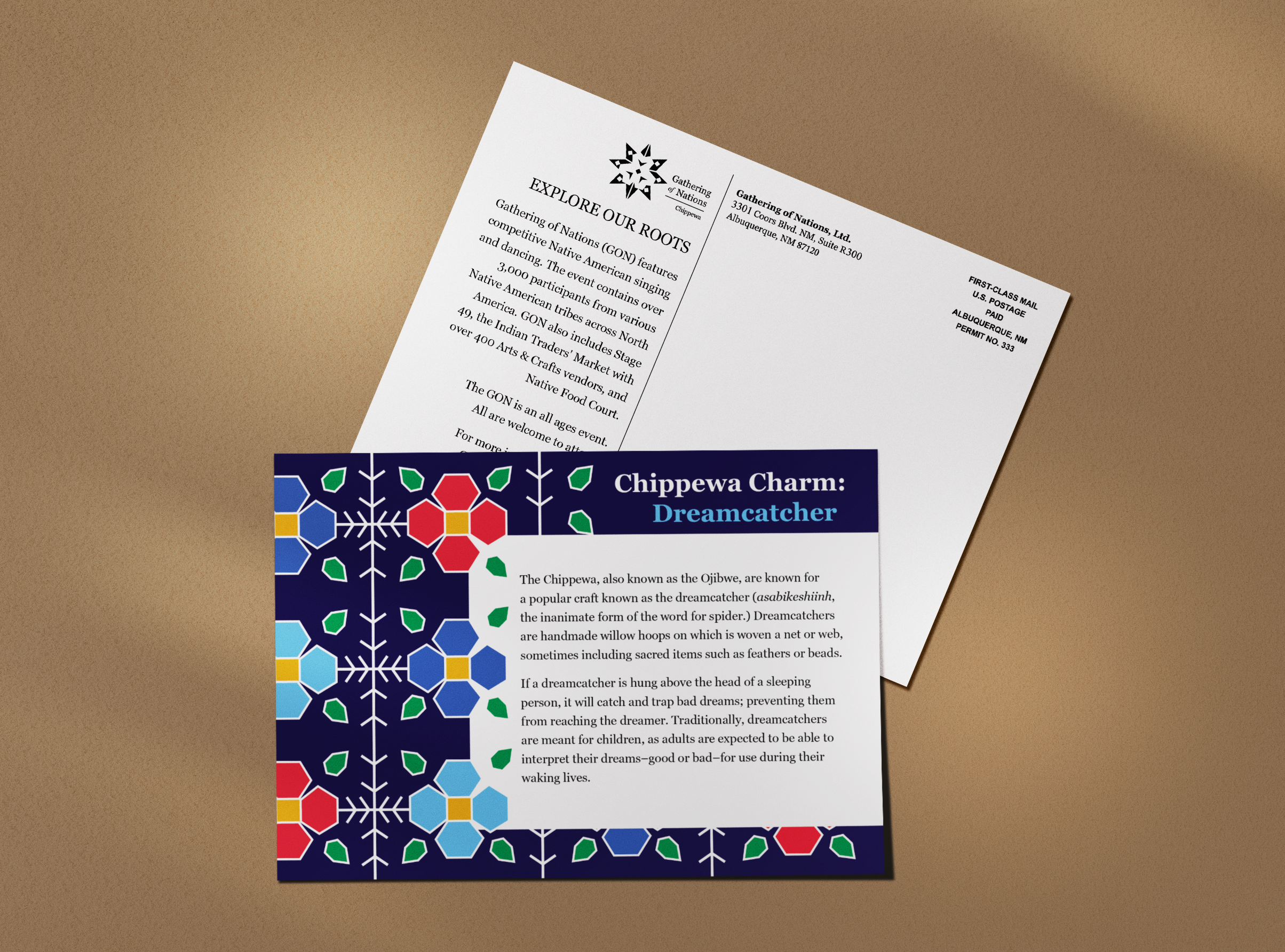 Chippewa Postcard Mockup