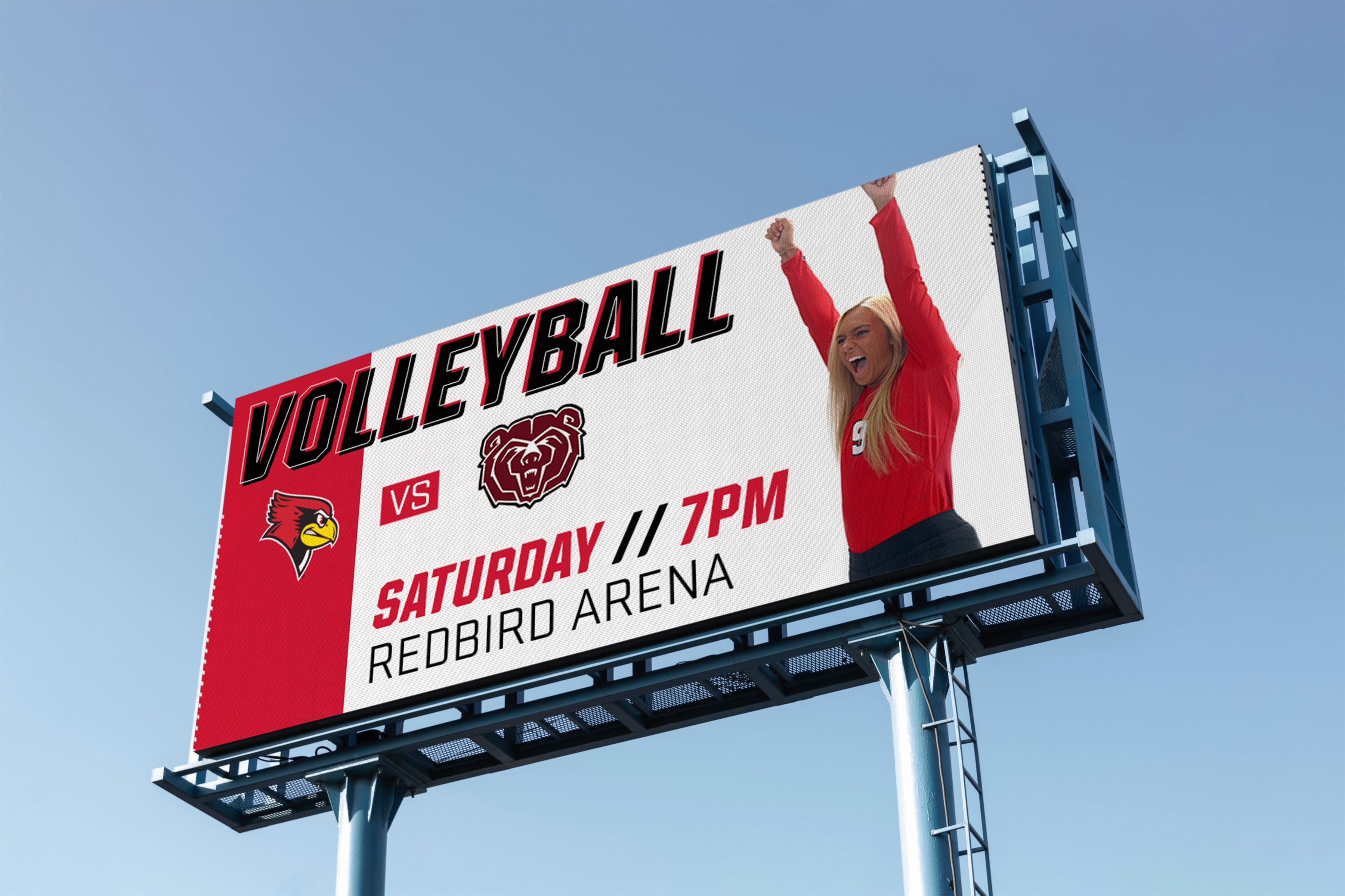 Vollyball Billboard Mockup