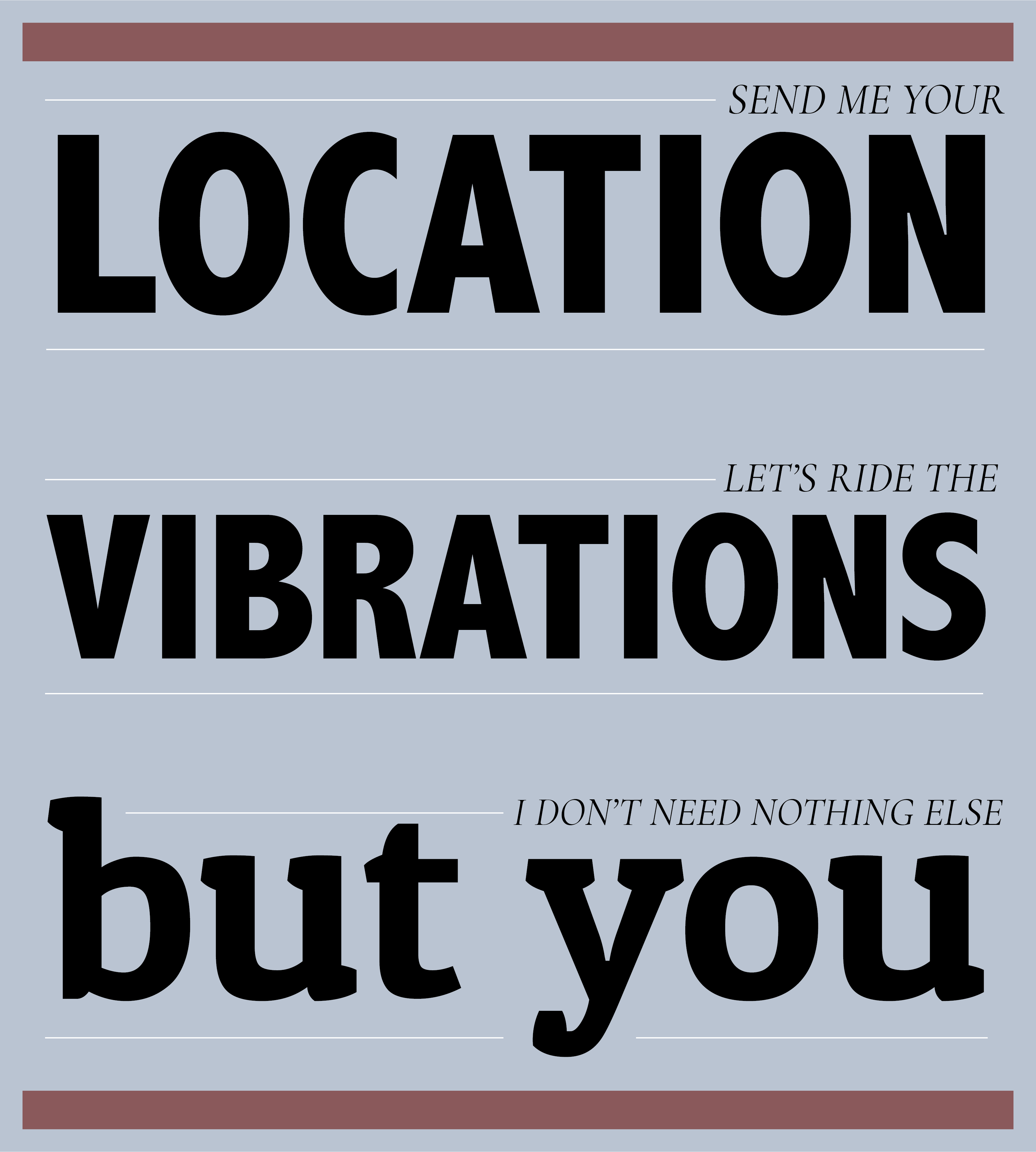 Typography Project 3 Vibrations